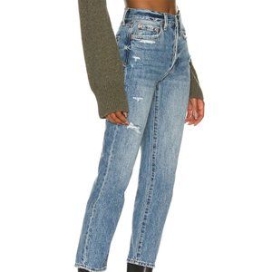 Pistola Womens Blue Antidote Charlie High Rise Denim Straight Leg Jeans Size 29